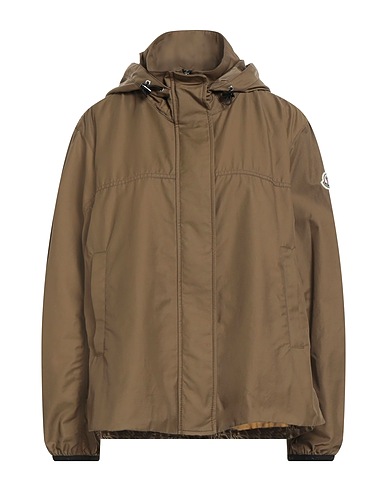MONCLER Jacket Khaki 59% Cotton, 41% Polyamide