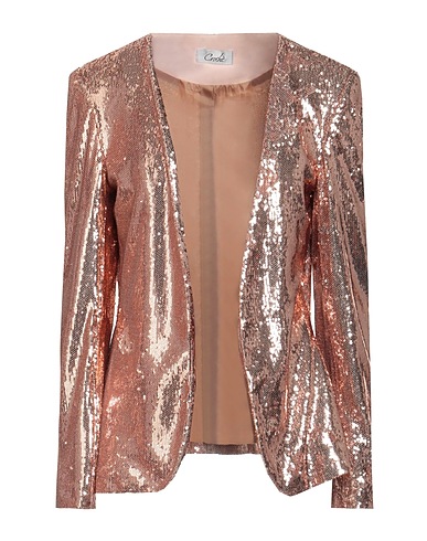 CROCHÈ Giubbotto Oro rosa 100% Poliestere