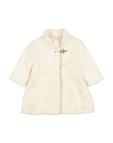FAY Coat JUNIOR Cream 80% Virgin Wool, 20% Polyamide, PET (Polyethylene terephthalate), Polyester, Polyurethane