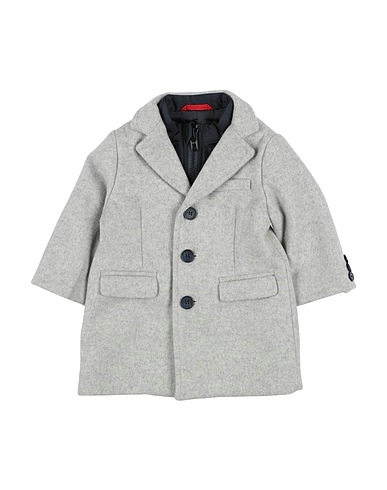 FAY Coat JUNIOR Light grey 90% Wool, 10% Cashmere, Polyester