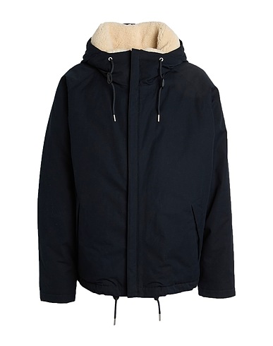 SANDRO Giubbotto Blu navy 100% Cotone