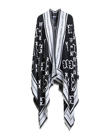PINKO Cape Black 40% Acrylic, 40% Wool, 20% Viscose
