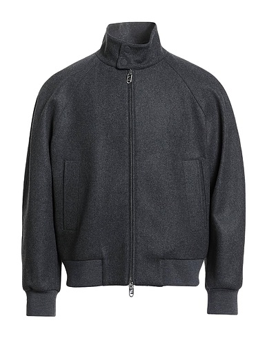 FENDI Jacke Braungrau 98% Kaschmir, 2% Elastan