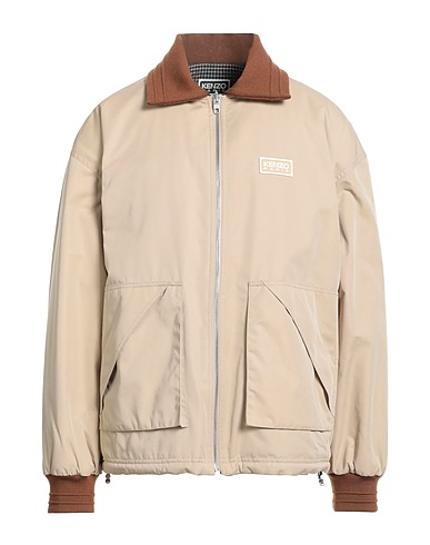 KENZO Jacket Beige 64% Cotton, 36% Polyamide