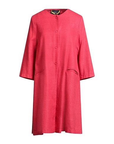 eWOOLuzione Lange Jacke Magenta 100% Seide