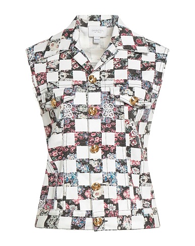 GIAMBATTISTA VALLI Gilet White 98% Cotton, 2% Elastane