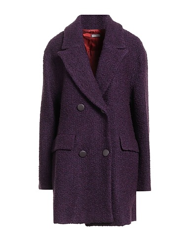MALÌPARMI Coat 33% Acrylic, 30% Cotton, 16% Virgin Wool, 15% Polyester, 6% Viscose