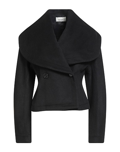 MEIMEIJ Coat Black 60% Polyester, 40% Cotton