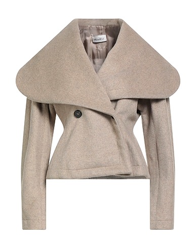 MEIMEIJ Cappotto Beige 60% Poliestere, 40% Cotone