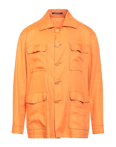 TAGLIATORE Solid colour shirt 100% Linen