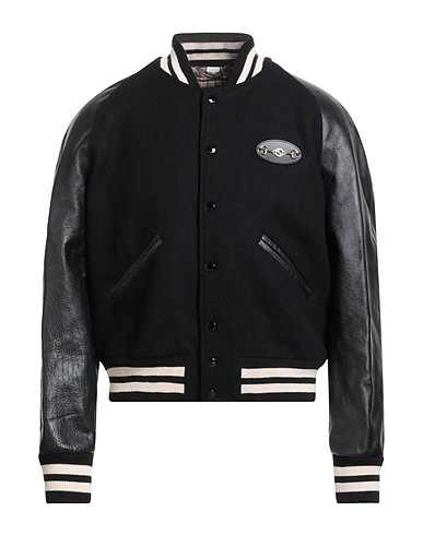 GUCCI Jacket Black 100% Wool, Cotton, Calfskin