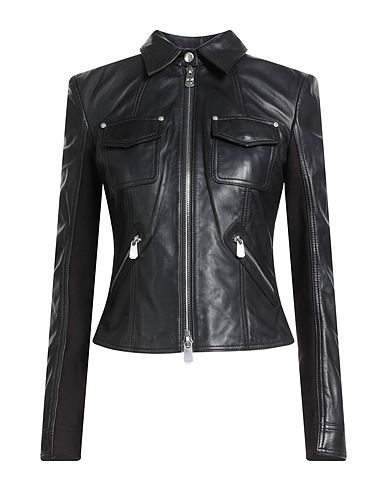 PINKO Jacket Black 100% Sheepskin