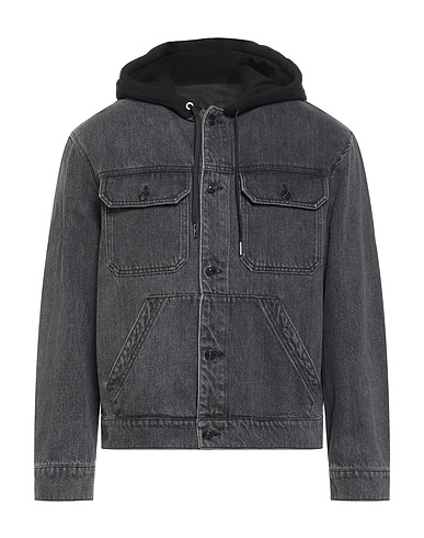 ARMANI EXCHANGE Denim jacket Black 100% Cotton