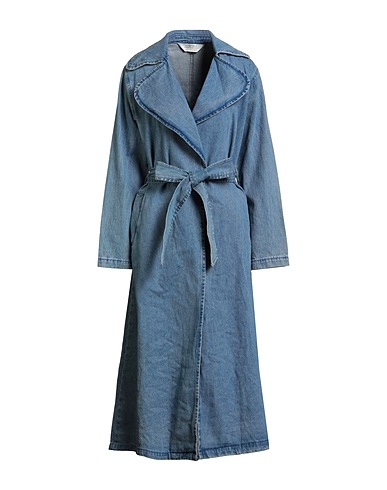 COMPAÑIA FANTASTICA Denim jacket Blue 100% Cotton