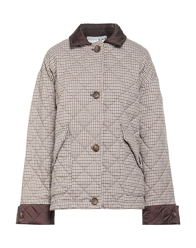 HAVEONE Shell jacket Dark brown 65% Polyester, 33% Viscose, 2% Elastane