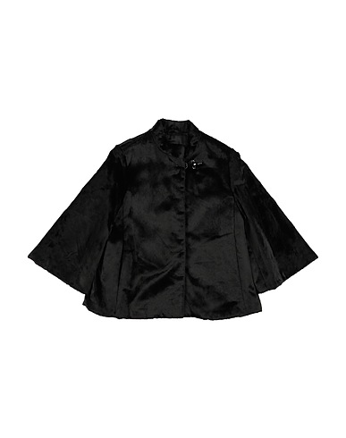FAY Teddy Coat JUNIOR Black 55% Viscose, 45% Cotton