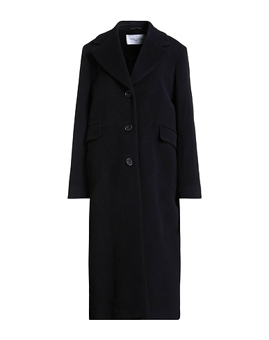 MAISON KITSUNÉ Coat Midnight blue 100% Wool