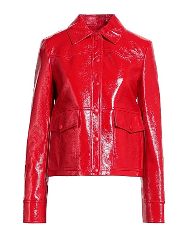 TRUSSARDI Jacket Red 70% Polyester, 30% Acrylic, Acetate, Polyurethane resin