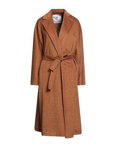 COMPAGNIA ITALIANA Coat Brown 90% Polyester, 10% Viscose