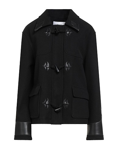 SILVIAN HEACH Coat Black 100% Polyester