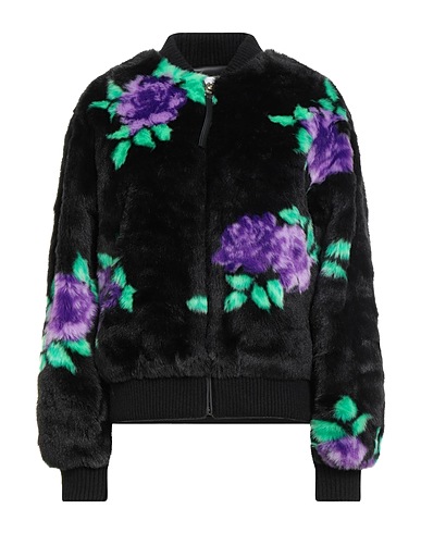 SILVIAN HEACH Kunstpelz Schwarz 100% Polyester