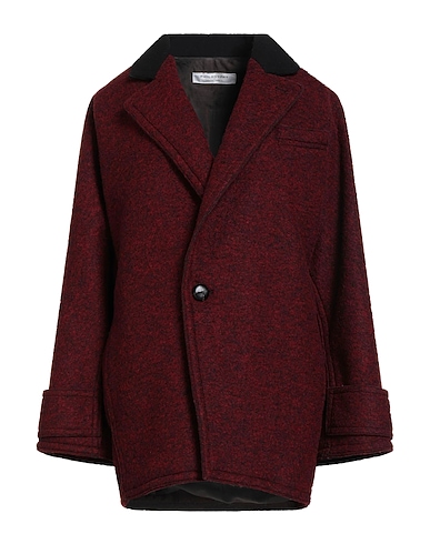 PHILOSOPHY di LORENZO SERAFINI Coat Burgundy 65% Virgin Wool, 35% Polyester, Polyamide, Cashmere