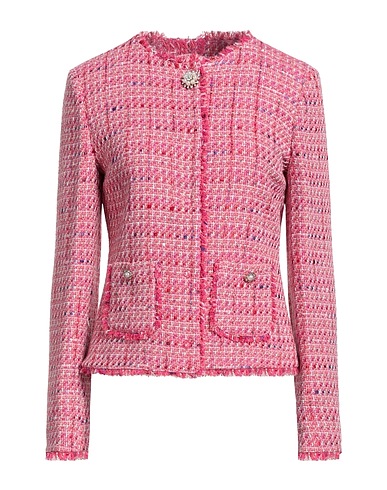 LIU •JO Jacket Fuchsia 59% Cotton, 22% Polyester, 9% Polyamide, 6% Acrylic, 4% Other Fibres