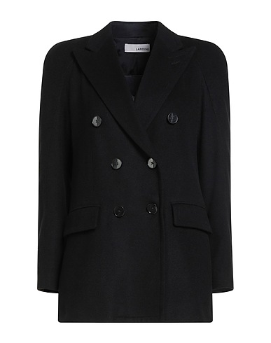 LARDINI Blazer Black 100% Cashmere