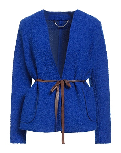 REBEL QUEEN by LIU •JO Jacket Blue 52% Polyester, 48% Virgin Wool