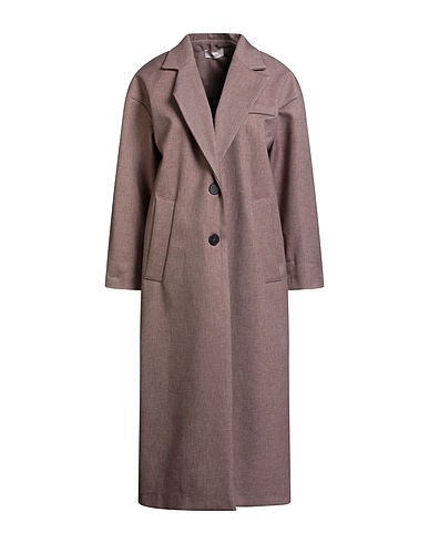 MOTEL Coat Taupe 98% Polyester, 2% Elastane