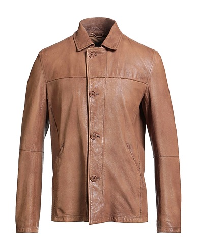 GIMO'S Jacket Light brown Leather