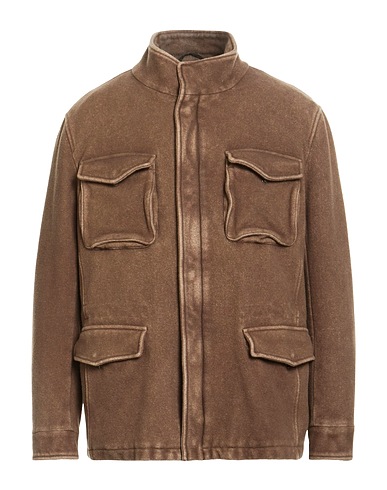 GIMO'S Jacket Taupe 80% Virgin Wool, 20% Polyamide