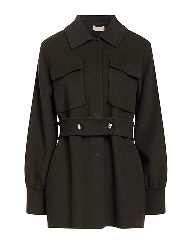 LIU •JO Coat Dark green 50% Wool, 50% Polyester