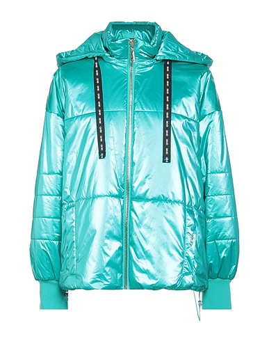 LIU •JO Shell jacket Turquoise 100% Nylon