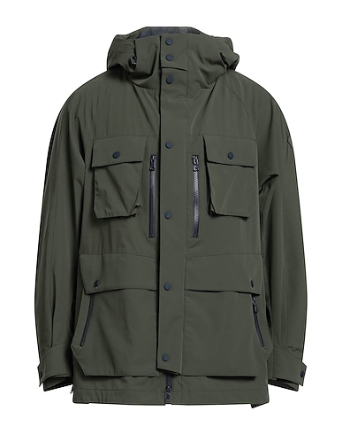 PAUL & SHARK Jacket Military green 94% Polyester, 6% Elastane