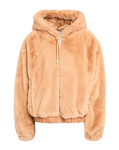 HAVEONE Teddy Coat Sabbia 100% Poliestere