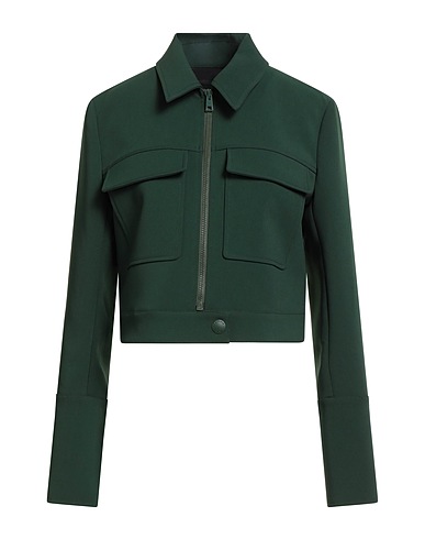 PATRIZIA PEPE Jacket Green 97% Polyester, 3% Elastane