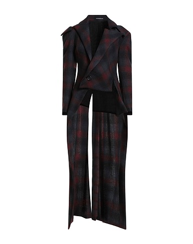 YOHJI YAMAMOTO Jacket Burgundy 100% Wool