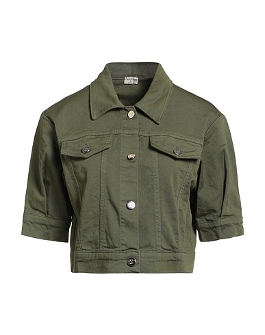 REBEL QUEEN by LIU •JO Jacket Military green 98% Cotton, 2% Elastane