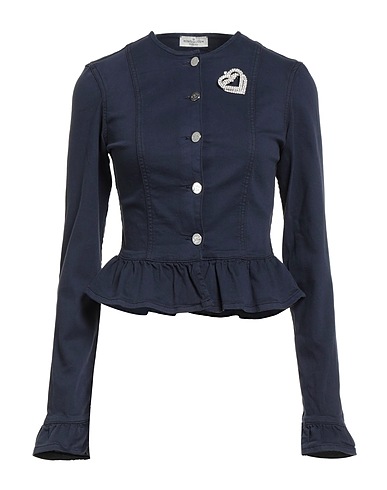 REBEL QUEEN by LIU •JO Giubbotto Blu navy 97% Cotone, 3% Elastan