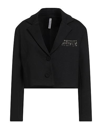 TENSIONE IN Blazer Black 65% Viscose, 32% Nylon, 3% Elastane