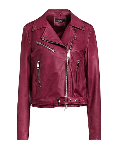 STREET LEATHERS Biker jacket Garnet 100% Leather