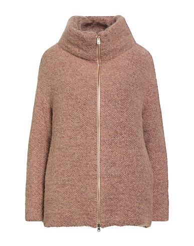 HERNO Jacket GLOBE Light brown 43% Virgin Wool, 30% Alpaca wool, 14% Metallic fiber, 13% Polyamide