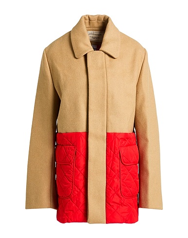 MAISON KITSUNÉ Cappotto Cammello 100% Lana, PES