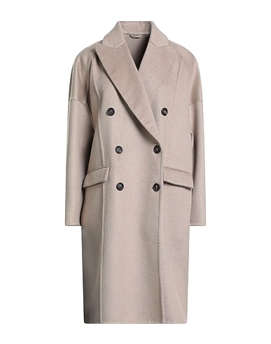 BRUNELLO CUCINELLI Coat Beige 100% Cashmere