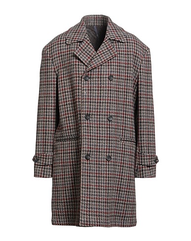 MONTEDORO Cappotto BY SLOWEAR Bordeaux 97% Lana Vergine, 3% Cachemire