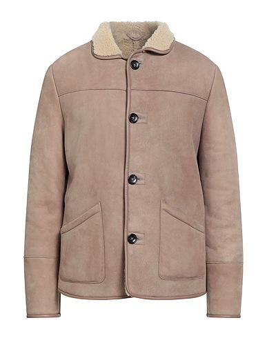 MONTEDORO Teddy Coat BY SLOWEAR Sand Sheepskin