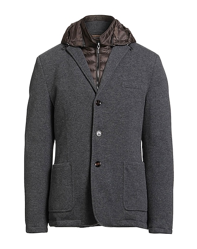 MOORER Jacket Grey 90% Virgin Wool, 10% Cashmere, Polyamide