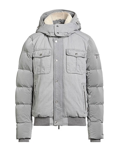 MOORER Shell  jacket Grey 100% Polyamide, Cotton