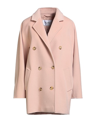 MAX MARA Coat Light pink 90% Virgin Wool, 10% Cashmere